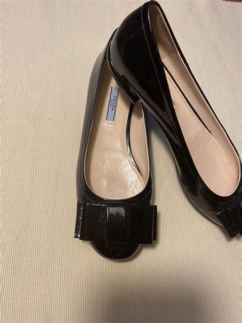 prada ballerinas mit schleife
